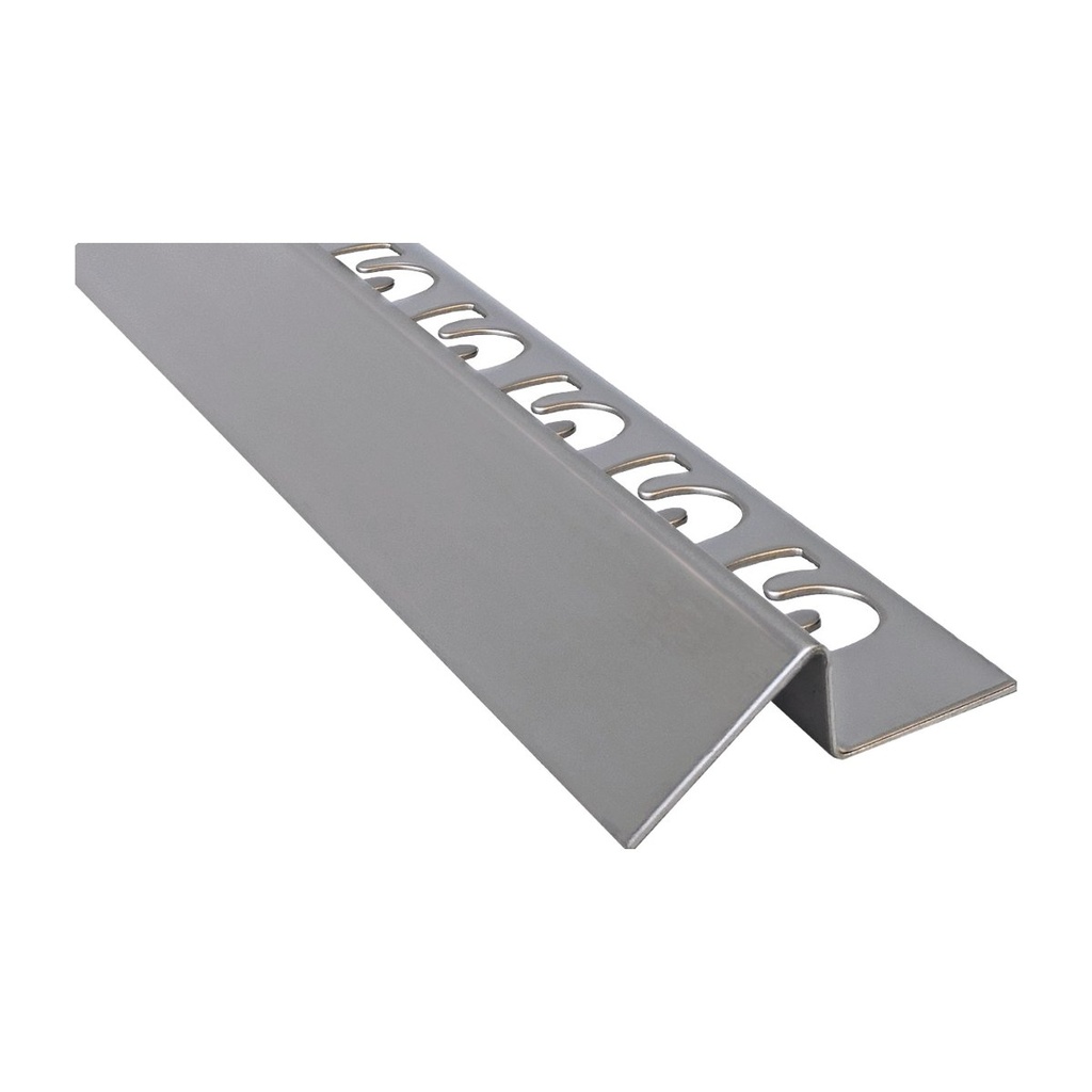 [17401] SUBSTRAT Übergangsprofil, Edelstahl 304, 11mm, 250cm (Glänzend)