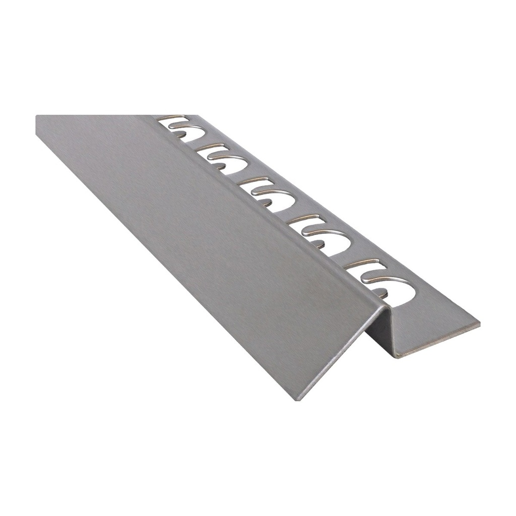 [17401] SUBSTRAT Profilo di Transizione Acciaio Inox 304, 11mm, 250cm (Lucido)