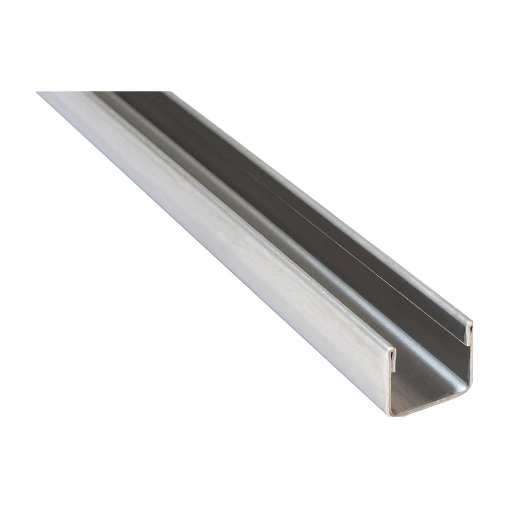 [17881] SUBSTRAT U-Profile without Bracket, Stainless Steel 304, 12.5mm (Glossy, 1000mm, 11mm)