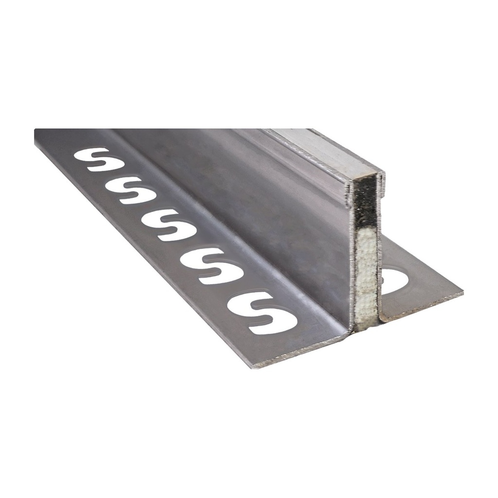 [17453] SUBSTRAT Dehnungsfugenprofil, Edelstahl 304, sichtbar 10mm, 33mm, 250cm
